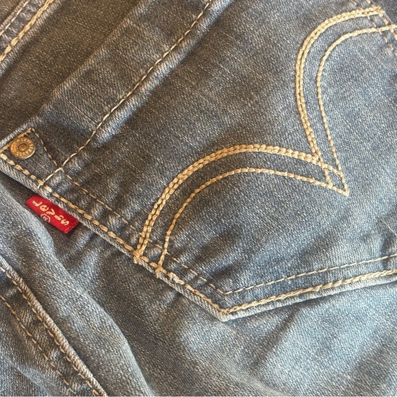 LEVI’S Women’s‎ 529 Curvy Bootcut Denim Jeans W28 L32 EUC Medium Wash - Picture 10 of 12